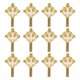 thumbnail image 2 of 12pcs Cross Lapel Pins: Dove Brooch Set with Enamel Alloy for Funeral Breast Pins Backpack Clothes Bags Hat and Inspirational Accessories, 2 of 3