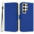 thumbnail image 2 of Compatible with Samsung Galaxy S23 Ultra Wallet Case with RFID Blocking Credit Card Holder, PU Leather Folio Flip Kickstand Protective Shockproof Anti-fall Phone Case Cover Women Men,Darkblue, 2 of 12