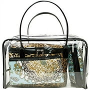 Modella Cheetah/bl Tote Set