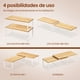 thumbnail image 5 of SONGMICS Especiero, Juego de 2 Estantes Apilables para Cocina, Almacenamiento de Especias, Blanco y Beige, 5 of 8