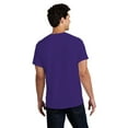 thumbnail image 3 of Gildan Mens Short Sleeve, Large Size Tee, 100% Cotton Comfort, Crew Neck Tee for Men, Arts And Craft, Purple, 2XL, 3 of 4