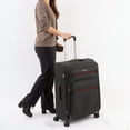 thumbnail image 2 of Air Canada Indigo Lite Collection Softside 25-Inch Checked Luggage, Expandable Medium Spinner Suitcase with Rolling Wheels for Travel, 2 of 9