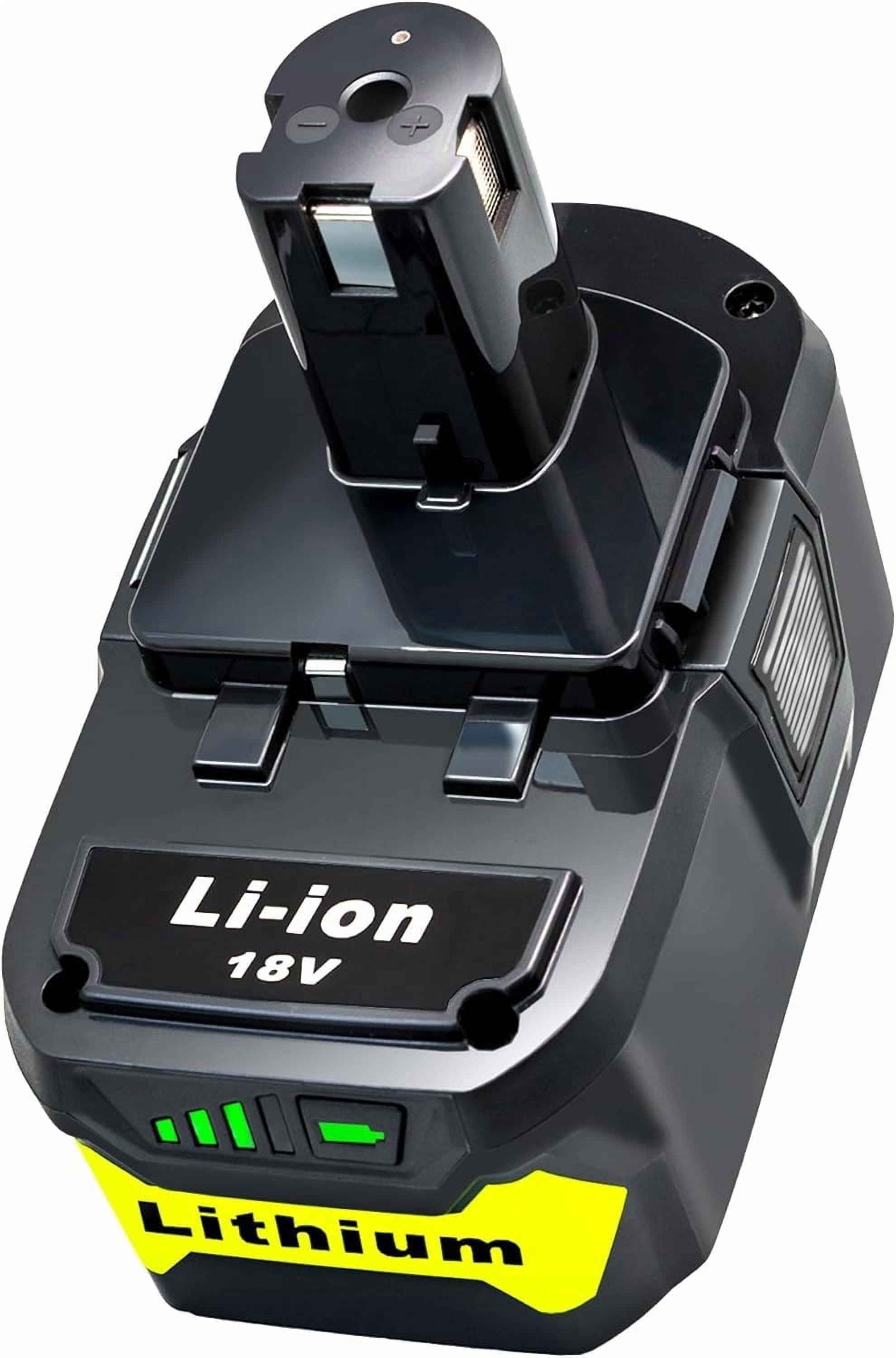 8.0Ah Replacement for Ryobi 18V Battery Compatible with 18V Battery ONE+ Lithium-ion P108 P102 P103 P105 P107 Cordless Power Tools