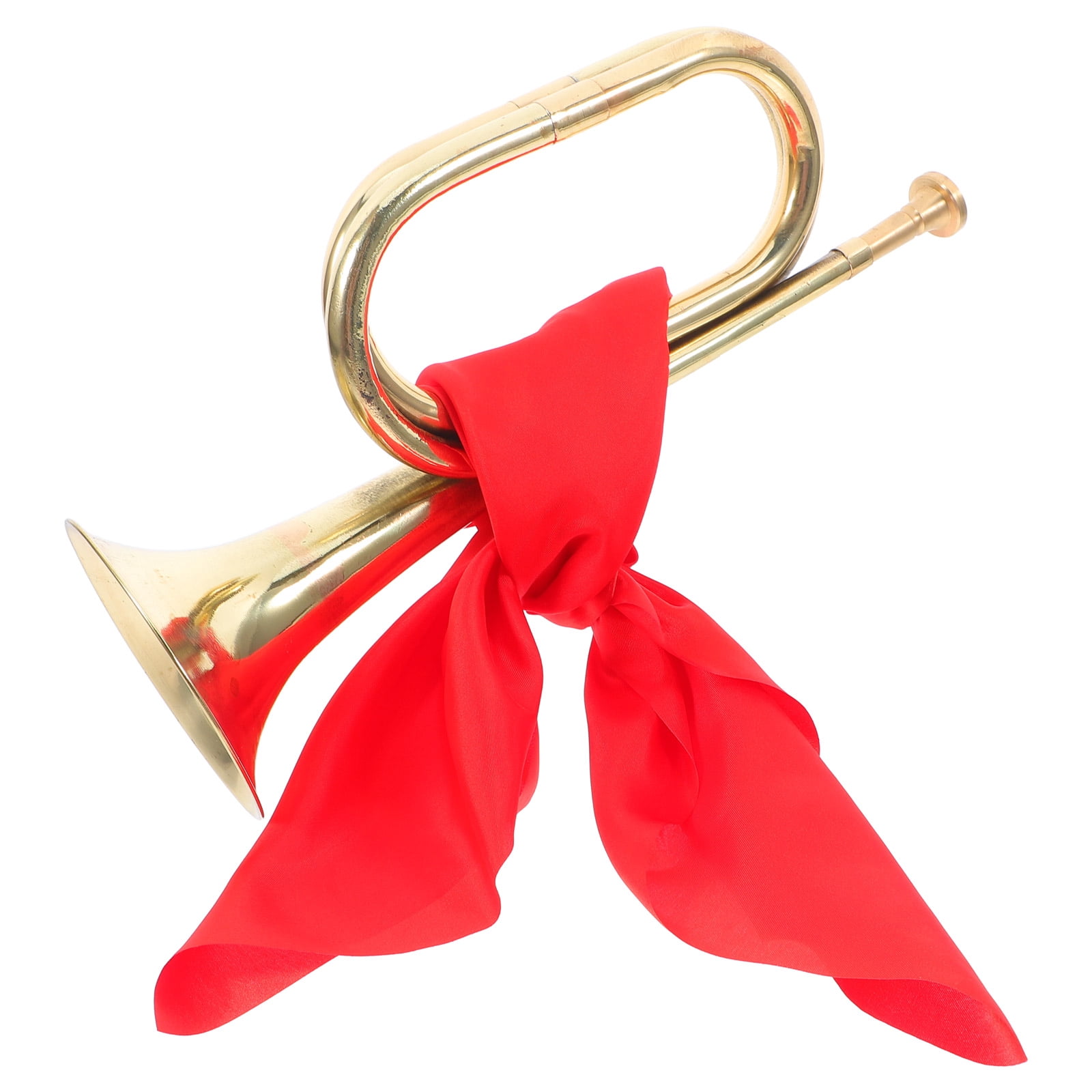 OUNONA Golden Bugle Trumpet for Beginners - Perfect Wind Instrument for Music Practice, Performance, and Learning Sessions