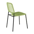 thumbnail image 3 of TOV Furniture Lucy Green Dyed Cord Outdoor Dining Chair, 3 of 7