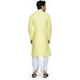 thumbnail image 2 of Mens Desginer Wear Bollywood Style Indian South Indian Cotton Dhoti Kurta Set, 2 of 4