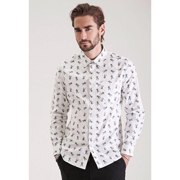 looney tunes button down shirt