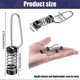 thumbnail image 2 of 4PCS Fishing Flag Clips Stainless Steel Marine Boat Flag Clips for Halyards Outrigger Lines Antennas Flagpole Rope, 2 of 5