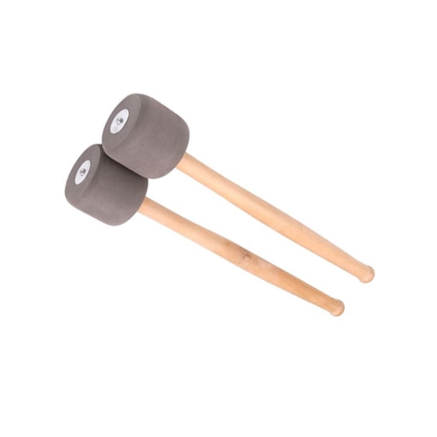 Greeniant 2 piezas Snare Drum Stick reemplazo Drummer Band portátil mango de baqueta mazo instrumento Musical equipo de percusión Accesorios para instrumentos musicales Gris Greeniant OD028471-02