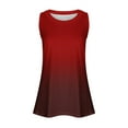thumbnail image 4 of Women Sleeveless Crop Tops Plus Size, Red Shirts for Women Trendy Workout Shirts Women Set Women Tank Tops Loose Petite Plus Size Golf Shirts for Women Dry Fit my orders, 4 of 5