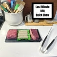 thumbnail image 3 of Bandeja para descongelar - Descongela los alimentos congelados de forma rápida y natural - Tamaño grande - Mantiene el sabor original de los alimentos - Aluminio antiadherente, 3 of 5