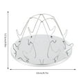 thumbnail image 3 of MesaSe 4 Slice Foldable Stand Bread Toast Shelf Stainless Steel Porous Tray Bread Toaster Collapsible Home Breakfast Bread Toast Tray for Families Outdoor Camping Picnic Fishing, 3 of 8