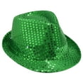 thumbnail image 2 of Sequin Fedora Hat Bling Dance Hats Shining Sequin Hat for Man and Women, 2 of 8