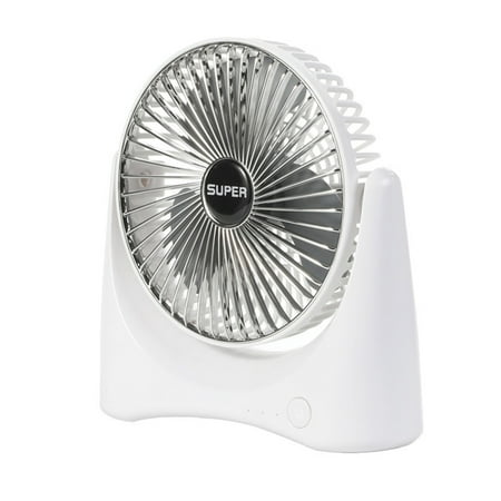 

USB Mini Fan Outdoor Carry Portable Fan Travel Moon-shaped silver single cell