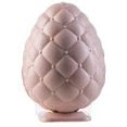 thumbnail image 2 of Martellato 20U3D06 5-Piece Quilted Chocolate Egg Mold Set, Thin Plastic, 2 of 2