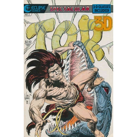 Tor 3-D #2 VF ; Eclipse Comic Book