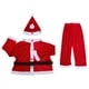 thumbnail image 5 of EeaseMX Traje de Papá Noel para niños, disfraz de fiesta de Navidad, disfraz de cosplay con temática navideña para niño, sombrero, abrigo, pantalón y cinturón (160 cm), 5 of 7