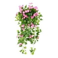 thumbnail image 2 of LShunze Artificial Hanging Flowers Fake Morning Glory for Outdoor Spring Summer Decoration, 44 Heads Realistic Fake Silk Petunia Flower UV Resistant for Outside Home Porch Patio, 2 of 8
