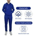 thumbnail image 4 of Men's Tech Fleece Hoodie & Jogger 2-Piece Matching Set With Heat Seal Zipper Design (Sizes, S to 4XL), 4 of 5