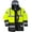 Yellow/Black, variant on Portwest US466 Men's Waterproof Hi Vis Traffic Jacket - Reflective Safety Coat Yellow/Black, 7X-Large