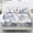 Blue Farmhouse Toile, variant on Bulopur Gingerbread King Size Printed Bedding 3 Piece Set Fade Resistant Easy‑Care Bed Sheets Set All‑Around Elastic Non‑Slip Christmas Fitted Sheet