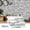 HTP02, variant on Peel and Stick Backsplash Wall Tiles,Self-Adhesive,Oil Proof,Waterproof, Removable Wall Panels for Kitchen & Bathroom,Modern Design, Easy Install (9.68x4.72 inch,48 Pack)