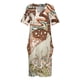 thumbnail image 4 of Vestido holgado con bolsillos, estilo Portal Jurásico, con paleta retro de dinosaurios y arte de ciencia ficción, para mujer, vestido de noche de verano., 4 of 7