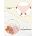 thumbnail image 2 of Sunm Boutique Cheeky Underwear for Women Cheeky Panties Lace Stretch High Cut 6 Pack, 2 of 6