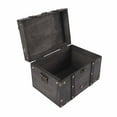 thumbnail image 1 of Vintage Wooden Storage Box, Antique Wooden Box Wooden Storage Box With Lock Treasure Box With Password Lock Treasure Chest Film And Television Shooting Props, 1 of 8