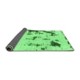 thumbnail image 2 of Ahgly Company Indoor Round Abstract Emerald Green Modern Area Rugs, 7' Round, 2 of 4