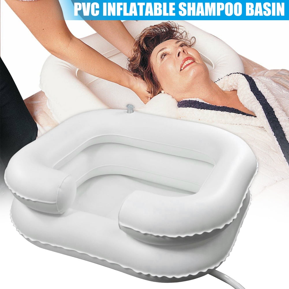 Valink PVC Inflatable Portable Shampoo Basin for Disabled Elderly Easy