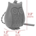 thumbnail image 2 of CAIRIAC Tea Infusers, Loose Leaf Tea Strainers, Silicone Owl Tea Balls, Steeper Gift for Lover Owl Lovers, 2 of 6