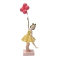 thumbnail image 1 of Niña sosteniendo estatua de globo de resina artesanía de regalo de cumpleaños de cumpleaños escultura de adorno para la oficina del gabinete de Múltiple, 1 of 8