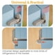 thumbnail image 4 of 2Pcs Safe Fridge Lock, Child Proof Refrigerator Freezer Door Lock, Protect Refrigerators with Sealin, 4 of 5