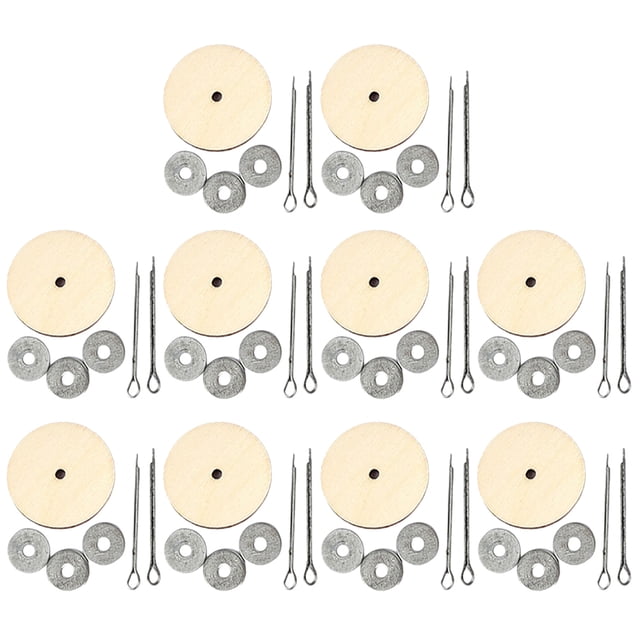 SHISUYAN 10 Sets Joints For Diy Puppet Iron Material Limb Connection 360-Degree Rotation Hobby Projects