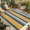 Chocolate, variant on Yellow Navy Blue Outdoor Rug for Patio/Deck/Porch, Non-Slip Large Area Rug 4 x 6 Ft, Boho Retro Farmhouse Colorful Stripes Indoor Outdoor Rugs Washable Area Rugs, Reversible Camping Rug Carpet Runner