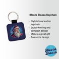 thumbnail image 2 of Santa Father Christmas Xmas Faux Leather Square Keychain, 2 of 7