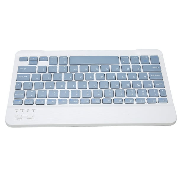 Teclado inalámbrico portátil para tableta IOS Pro Mini Azul niebla Bling Bling