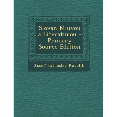 Slovan Mluvou a Literaturou (Paperback)