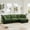 Green, variant on Ucloveria Modern Modular Sectional Sofa, 120" Slipcovered L-Shaped Sofa Oversized 3-Seater Sofa with Movable Ottoman, Comfy Cloud Deep Seat Sofa with 2 Throw Pillows for Living Room, Chenille Green