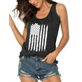 thumbnail image 5 of American Flag Shirts Women 4th of July Sleeveless Tank Tops Patriotic Shirts USA Graphic Tees, 5 of 5