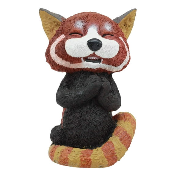 Ebros Sinister Grinning TeeHee Pets Collectible Statue 4.25"Tall (Red Panda Bear)