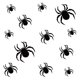 thumbnail image 1 of Decoraciones de Halloween 36 Uds YOUSIM pegatinas de pared de araña negra, 1 of 4