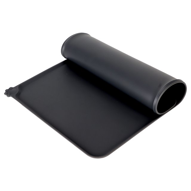 Alfombrilla de alimentación de silicona para mascotas, impermeable, evita resbalones y derrames, mantel individual plegable para alimentación de mascotas, para perros y gatos
