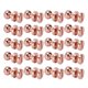 thumbnail image 2 of Tornillos de espárrago, juego de 20 remaches de latón, remaches de latón antirremaches para sujetadores de cuero de cabeza redonda, durabilidad prolongada, 2 of 12