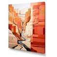 thumbnail image 2 of Designart "Abstract Storm In The Canyon Desert" Canyon Canvas Prints, 2 of 7