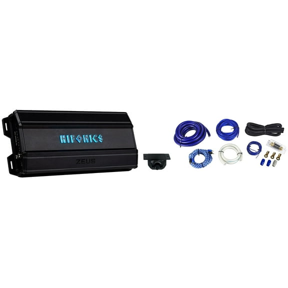 Hifonics ZD-2550.1D 2550 Watt Mono Car Audio Amplifier 1 Ohm Class-D Amp Kit