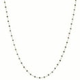 thumbnail image 1 of 14K White Gold Coffee Brown Diamond Briolette Necklace 18 Inch, 1 of 1