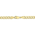 thumbnail image 4 of 10K Yellow Gold chain Curb 18 in 5.25 mm 5.25mm Semi-Solid Link, 4 of 5