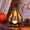 B, variant on Teardrop Shaped Halloween LED Lantern With Hanging Ring, Spooky Pumpkin Haunted Tree Printed Warm Light Ornament For Tabletop Window Yard Seasonal Decor,C